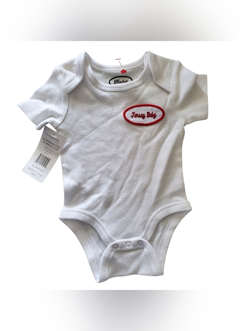 NWT Blume Baby "Jersey Baby" Short Sleeve Onesie (0-3M)